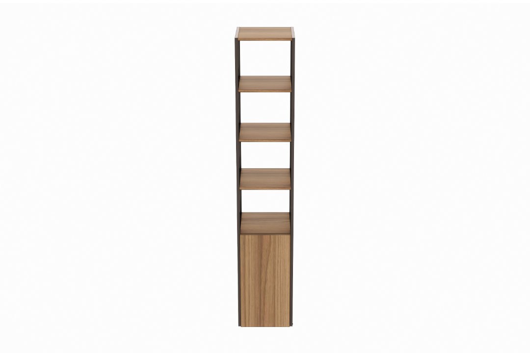 Estante extra alta industrial com portas 40 cm Soho